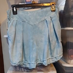 NYMPHE Light Blue Mini Skirt